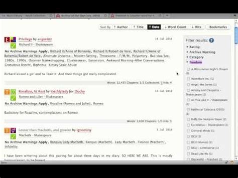 archive of our own download.